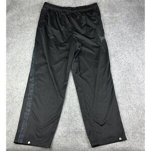 TapOut Track Pants Mens XL Black Sweatpants MMA Workout Training Y2K Activewear*